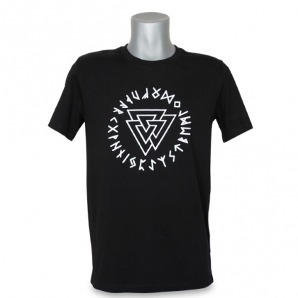 T-Shirt  Valknut i gruppen T-shirts / Vuxen hos Handfaste (1416r)