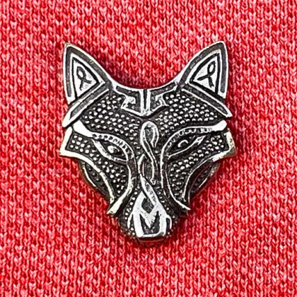 Pin  Wolf in the group Jewellery / Brooches and pins at Handfaste (2794)