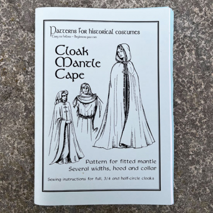 Cloak Mantel Cape in the group  Accessories  / Costume patterns at Handfaste (1314)