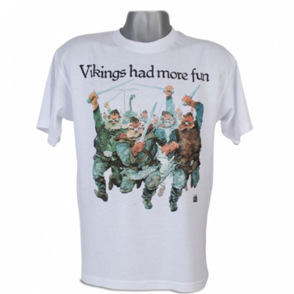 T-shirt Vikings had more fun in the group T-shirts / Adult at Handfaste (1439r)