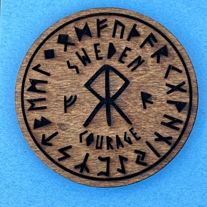 Kylskpsmagnet  Bindruna  Mod i gruppen Present  / Kylskpsmagneter hos Handfaste (2776)