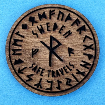 Kylskpsmagnet  Bindruna  Resor   i gruppen Present  / Kylskpsmagneter hos Handfaste (2777)