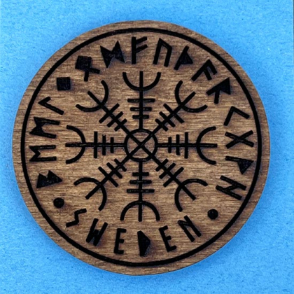 Kylskpsmagnet  Skrckhjlm i gruppen Present  / Kylskpsmagneter hos Handfaste (2798)