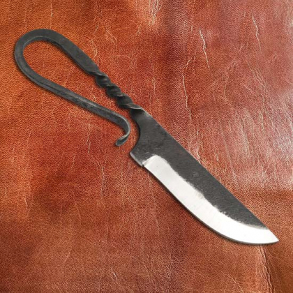 Handsmidd medeltida kniv i gruppen Jrn & tr / Knivar hos Handfaste (3163)