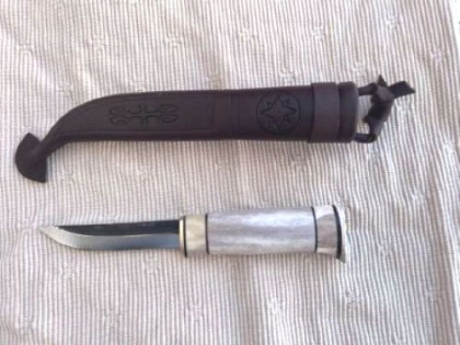 Reindeer horn knife in the group Iron & wood / Knives at Handfaste (3303)