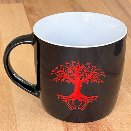  Mug  The Tree of Life  black  in the group Horn and tankards / Tankards and glass at Handfaste (3412)