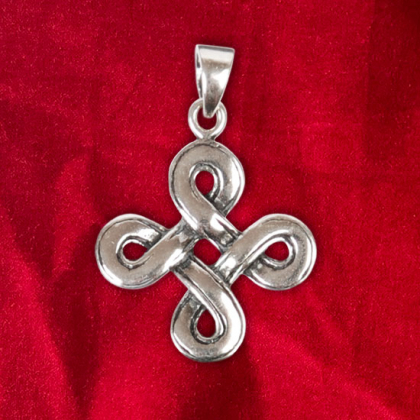  Silverhänge St Hans kors i gruppen Smycken / Vikingahängen hos Handfaste (42108)