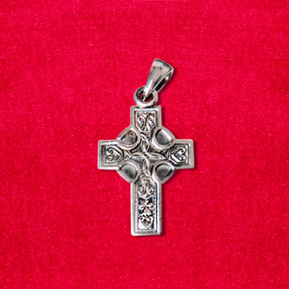 Silver keltisk kors   2,5 cm i gruppen Smycken / Kors hos Handfaste (4222)
