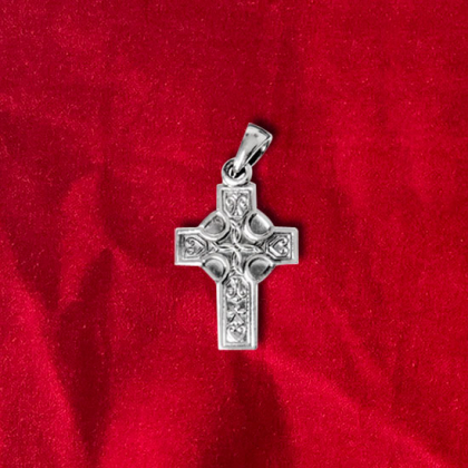 Silver keltisk kors   2,5 cm i gruppen Smycken / Kors hos Handfaste (4222)