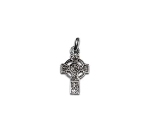 Silverhnge  keltisk kors  2 cm i gruppen Smycken / Kors hos Handfaste (4242)