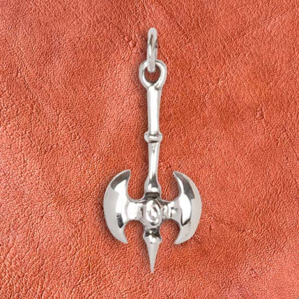 Silver pendant   Axe  2,3 cm i gruppen Smycken / Yxor hos Handfaste (4296)