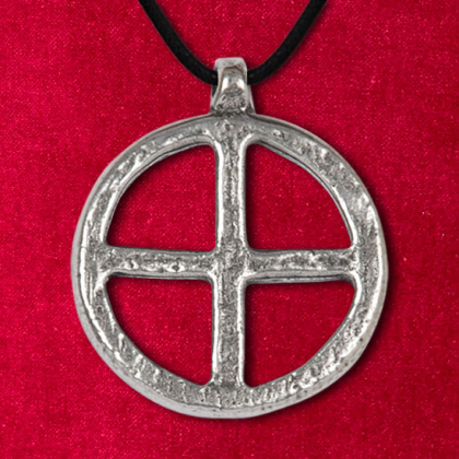 Sun Cross in the group Jewellery / Pewter pendants at Handfaste (4531)