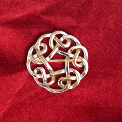 Bronsbrosch 2,8 cm i gruppen Smycken / Broscher och pins hos Handfaste (4614)