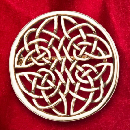 Bronze celtic brooch  in the group Jewellery / Brooches and pins at Handfaste (4625)