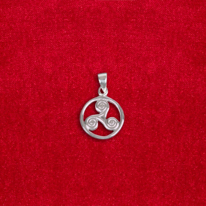 Silver pendant  1,6 cm in the group Jewellery / Celtic pendants at Handfaste (4711)
