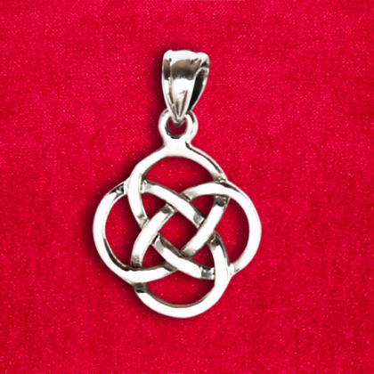 Silverhänge  2,5 cm i gruppen Smycken / Keltiska hängsmycken hos Handfaste (4722)