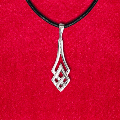 Silverh�nge 3,2 cm i gruppen Smycken / Keltiska h�ngsmycken hos Handfaste (4730)