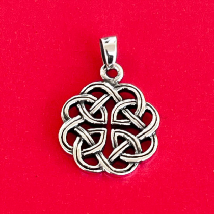 Silverhänge  2,5 cm i gruppen Smycken / Keltiska hängsmycken hos Handfaste (4735)