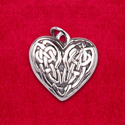 Hängsmycke  Keltiska hjärtat  liten i gruppen Smycken / Keltiska hängsmycken hos Handfaste (4736)
