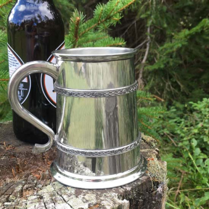 Pewter tankard  Celtic Knots in the group Horn and tankards / Tankards and glass at Handfaste (5025)