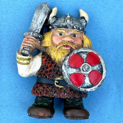 Kylskpsmagnet  viking med horn