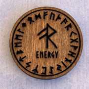 Fridge magnet  Bind rune  Energy