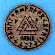 Kylskpsmagnet  Valknut