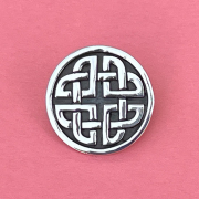Silverbrosch   Piktisk knut  2,5 cm