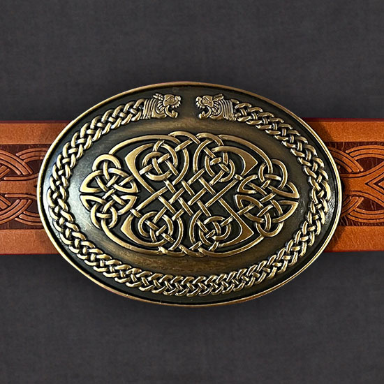 Belt buckle  World serpent