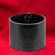 Black leather wristband Black leather wristband