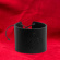 Black leather wristband Black leather wristband