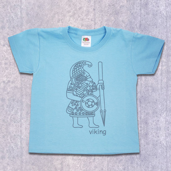  Barntr�ja Vikingen  ljusbl�