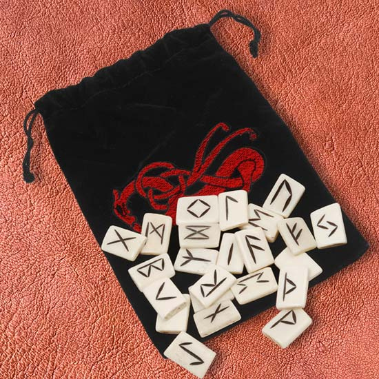 Divination runes   bone