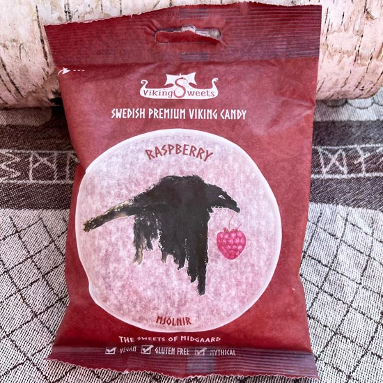 Viking candy  Rasberry Mj�lnir