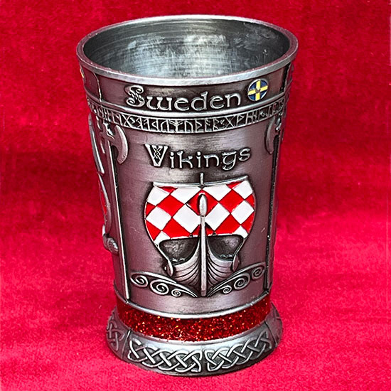 Pewter alloy shot glass