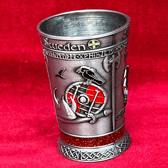 Pewter alloy shot glass
