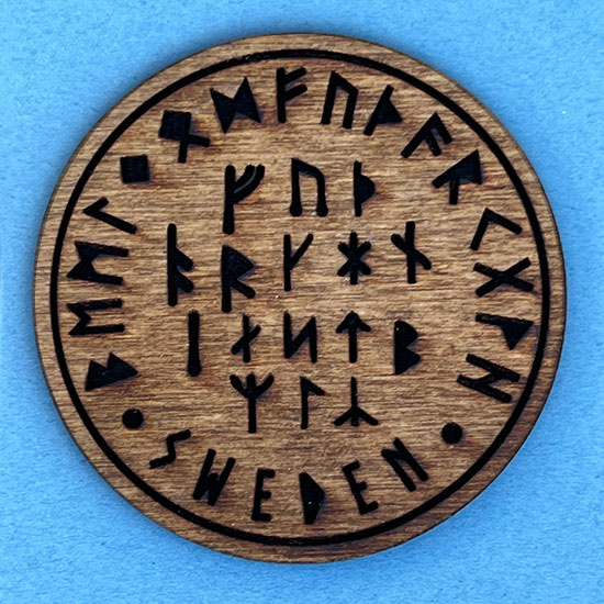 Fridge magnet  Runes