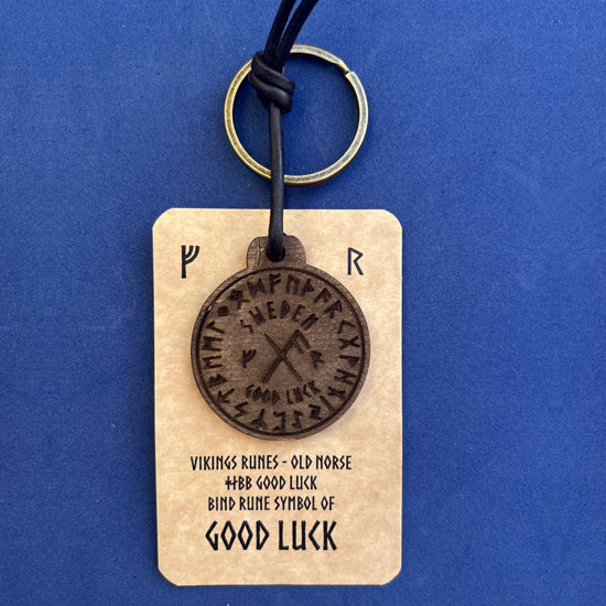 Key ring  Bind rune  Good Luck