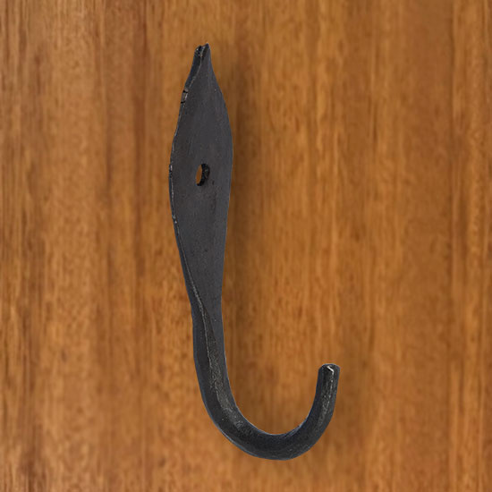 Handforged iron hook