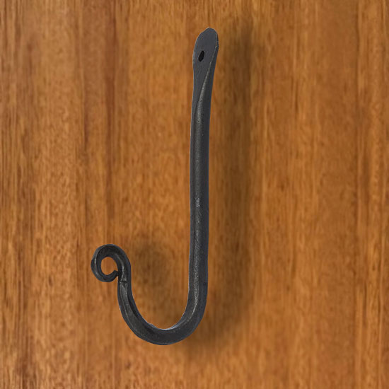 Handforged iron hook