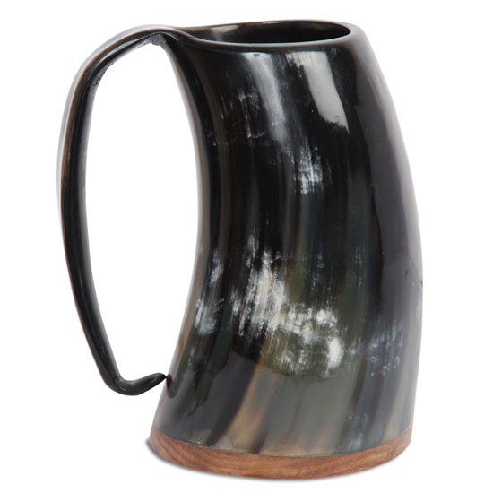 Horn mug  polished