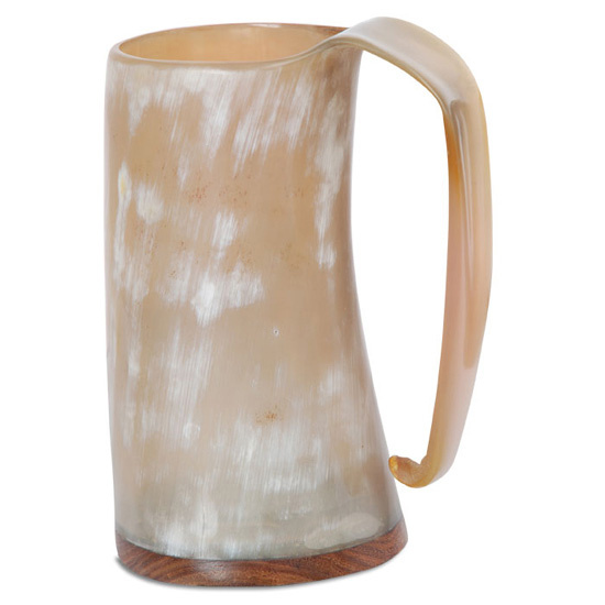 Horn mug  polished