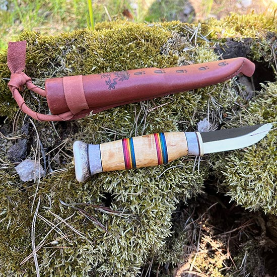 Knife Northern lights