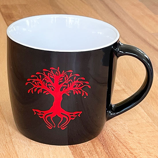 Mugg  V�rldstr�det  svart