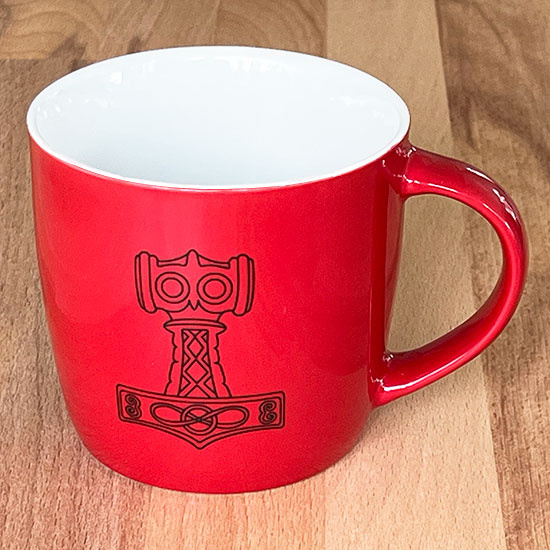 Mugg  Torshammare  r�d