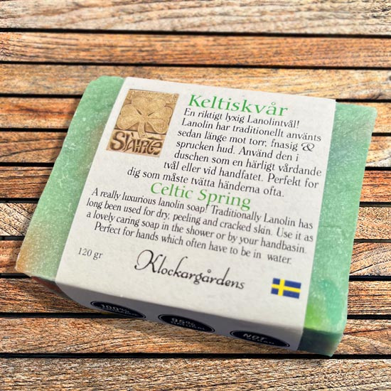 Handmade soap  Celtic spring