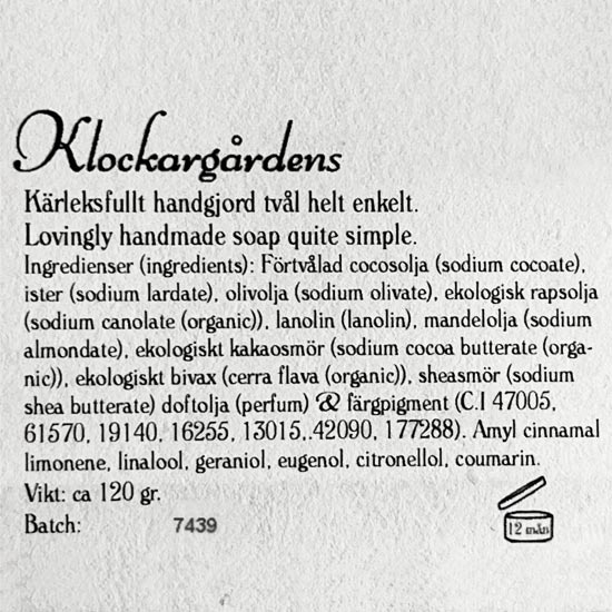 Handmade soap  Celtic spring