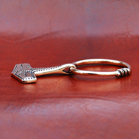 Bronze Thors hammer  with ring