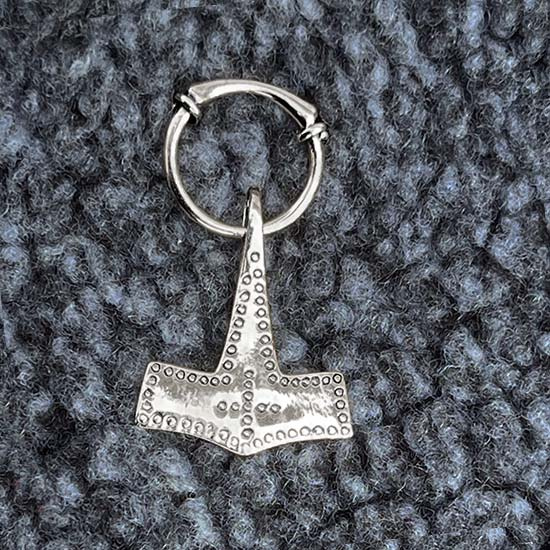 Thors hammer  with ring 3 cm