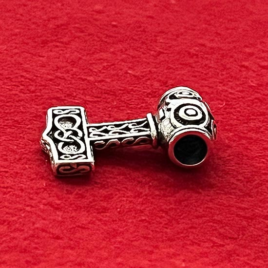 Thors hammer silver  2.7 cm